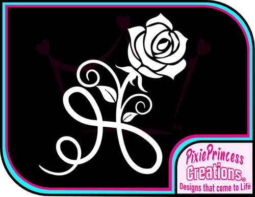 Fiore rosa grazioso - fiore, adesivo
