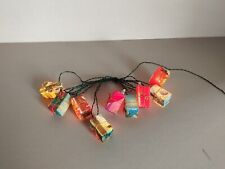 luci natalizie in plastica 9 scatoline cartone anni '70