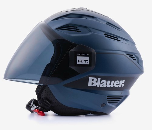 Casco jet moto scooter - , blauer
