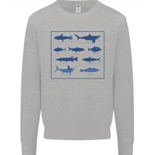Felpa Uomo Squalo Pesce Specie