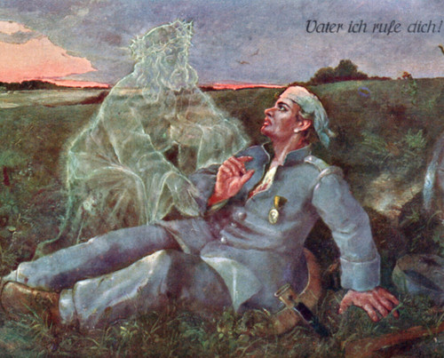 Cartolina tedesca gesù - cartolina,