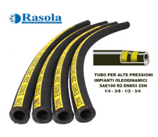 TUBO ALTA PRESSIONE IMPIANTI OLEODINAMICI SAE 100 R2 EN 853 2SN DIFLEX AL METRO