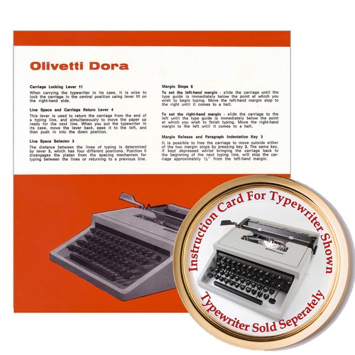Olivetti dora typewriter - olivetti,