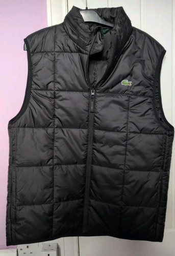 Gilet lacoste nero - lacoste,