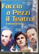 DVD FACCIO A PEZZI IL TEATRO Vincenzo Salemme Raro Fuori Catalogo D00421