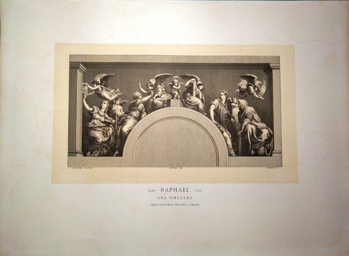 Stampa antica raffaello - stampa,