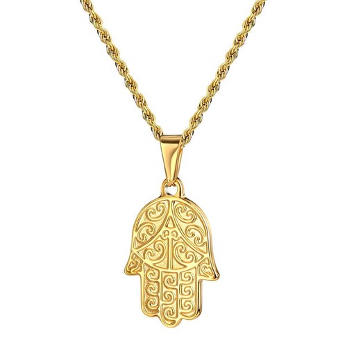 Collana con hamsa ciondolo - collana,