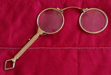 Antico OCCHIALE da TEATRO in metallo dorato, anni '30