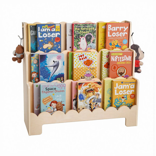 Libreria per bambini frontale - libreria,