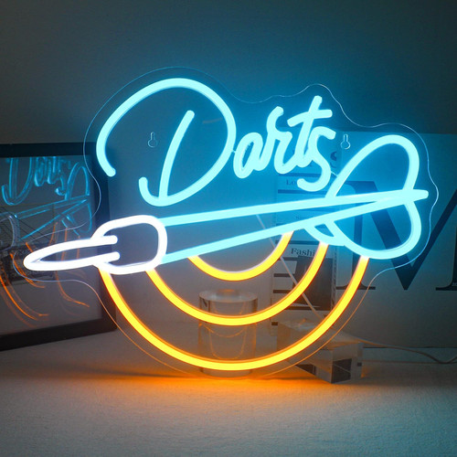 Insegna neon dart - al,