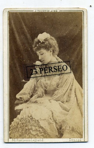 Foto cdv sarah bernhardt - cdv,