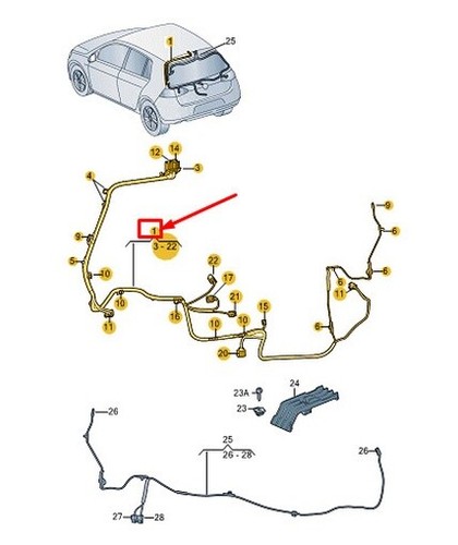 Golf mk7 posteriore sx - posteriore,
