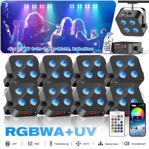 108w rgbwa batteria led - 108w,