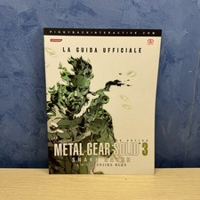 Guida Strategica Ufficiale Metal Gear Solid 3 Snake Eater ITA Italiana Piggyback