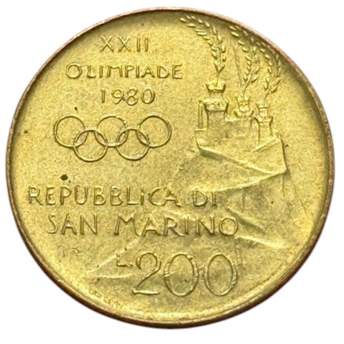 200 lire san marino - 200,