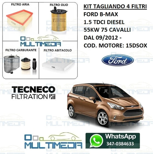 Kit tagliando filtri tecneco - filtri,