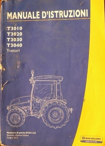 Manuale istruzioni trattore