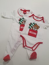 Tutina + Body Moschino NATALE 1/3 MESI cotone 