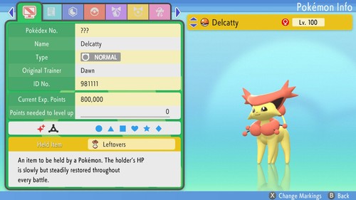Shiny delcatty 6ivs pokemon - shiny,