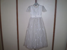 VESTITO COMUNIONE CERIMONIA LA CICOGNA USATO UNA VOLTA PERFETTO 8/9 ANNI