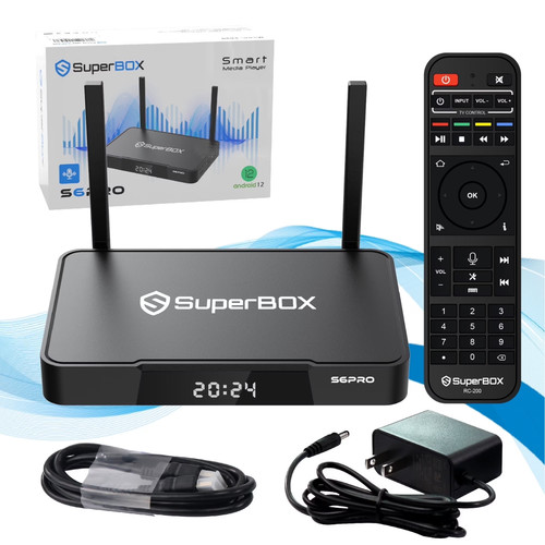 Superbox pro dispositivo - s6,