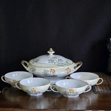 Casseruola porcellana vintage - porcellana,