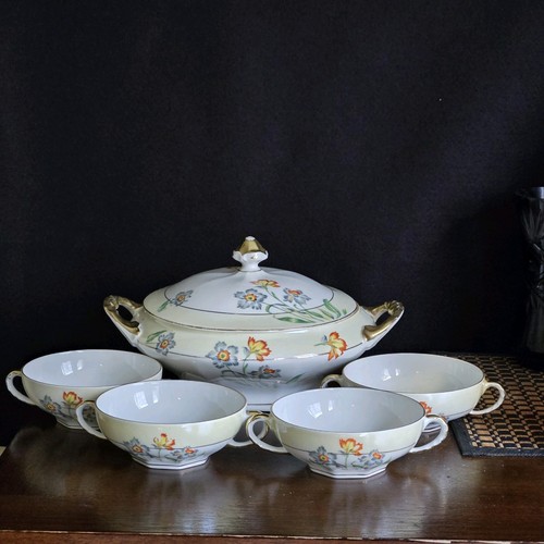 Casseruola porcellana vintage - casseruola,