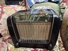 Radio a Valvole D'epoca Philips BI 290U Funzionante  con Trasformatore