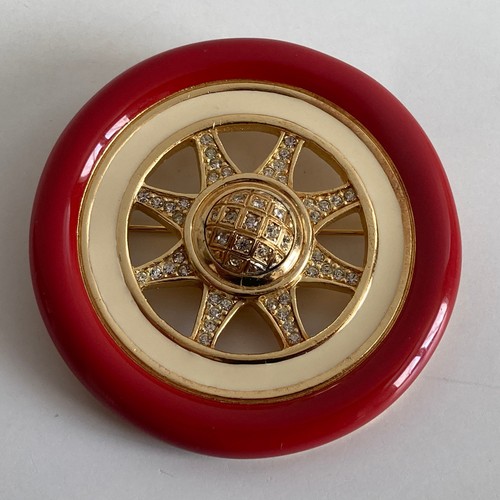 Vintage broche roue - vintage,