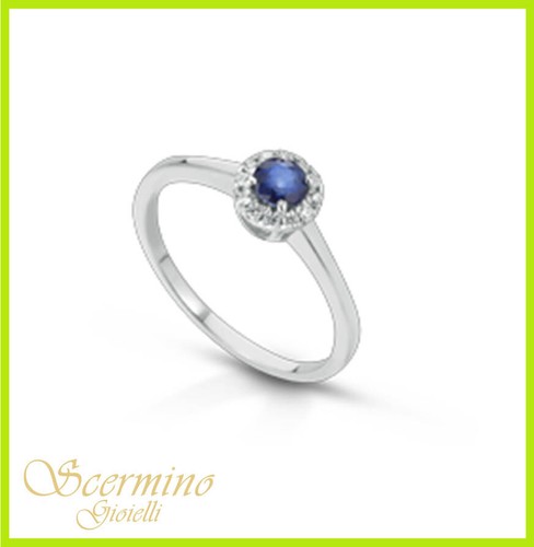 Anello oro bianco 18k - bianco,