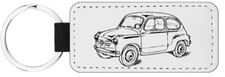 Portachiavi fiat 600 epoca - portachiavi,