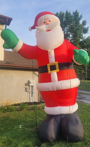 Vintage raro gemmy natale - e,