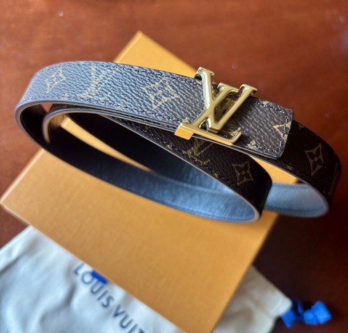Cintura reversibile logo louis - logo,