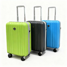 Trolley Cabina 55x38x20 cm in Polipropilene – Bagaglio a Mano con Lucchetto TSA