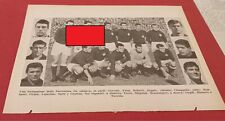FIORENTINA SQUADRA foglio/pagina tratto da almanacco calcio Rizzoli 1958