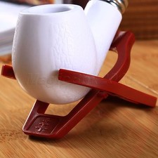 Foldable Stand Smoking Pipe Cigar Rack Holder Holding Rest Plastic Portable Gift