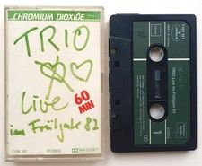 TRIO Live im Frühjahr 82 Audio Kassette Konzertmitschnitt 60 Min. Mercury RAR!