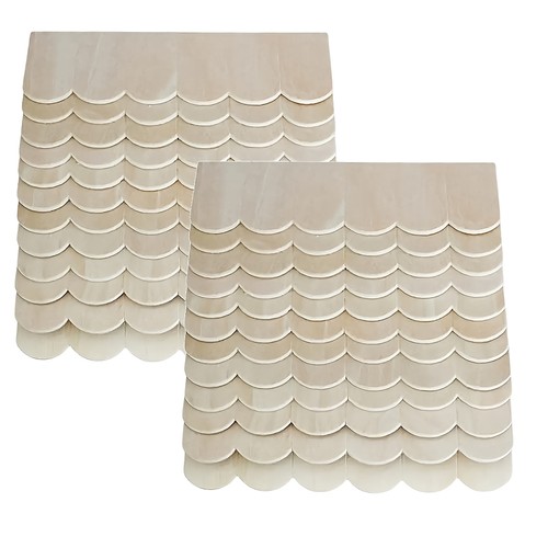 Pezzi tegole legno in - di,