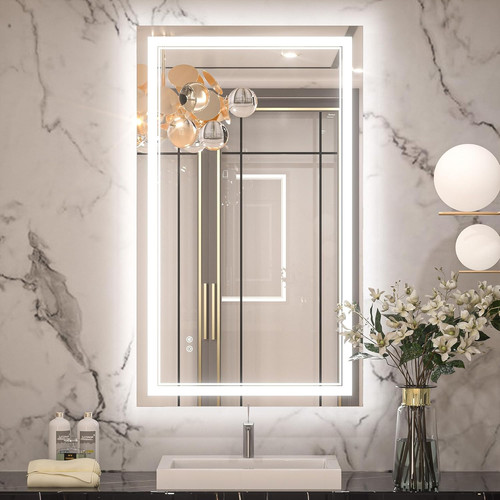 Specchio bagno illuminato - , a