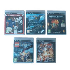 PS3 PLAY STATION LOTTO DI 5 GIOCHI USATI CON MANUALI - TITOLI COME DA FOTO