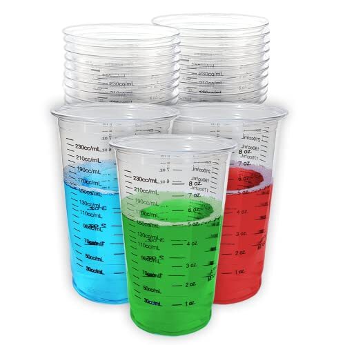 Paquete vasos de mezcla - paquete,