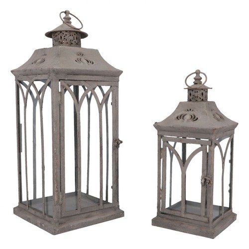 Set due lanterne ferro - di,