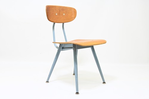Sedia scrivania scuola vintage