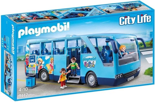 Playmobil city life 9117 bus - city,