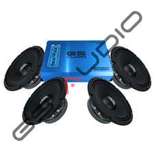 Pacchetto GS Audio 4 woofer PLATINUM FLAT 200mm + 1 amplificatore 280.2CMP