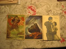 lotto 3 cartoline franchigia 1943 pnf 12° legione dicat + com. sicilia boccasile