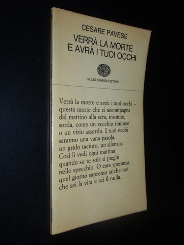 Pavese verra morte e - pavese–verra',