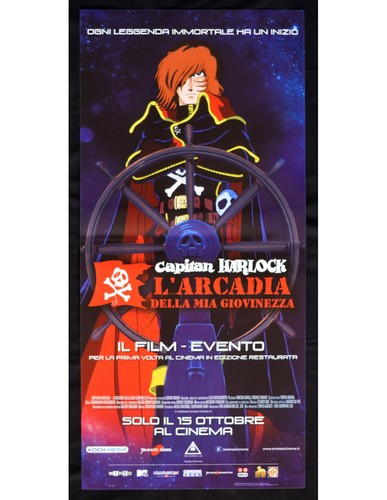 Locandina capitan harlock - capitan,