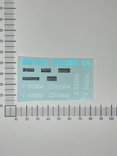 1:6 WW2 scritta serbatoio per