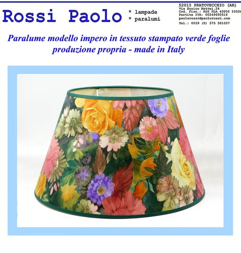 Paralume classico tessuto - classico, in